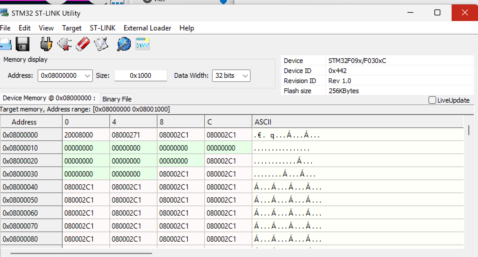 STLink firmware update